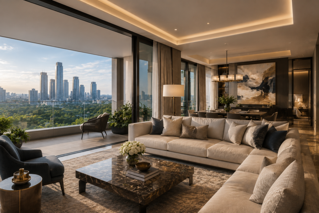 Elegant luxury condominium entrance with sophisticated architecture, landscaped gardens, and premium residential amenities reflecting an elevated lifestyle for discerning homeowners.